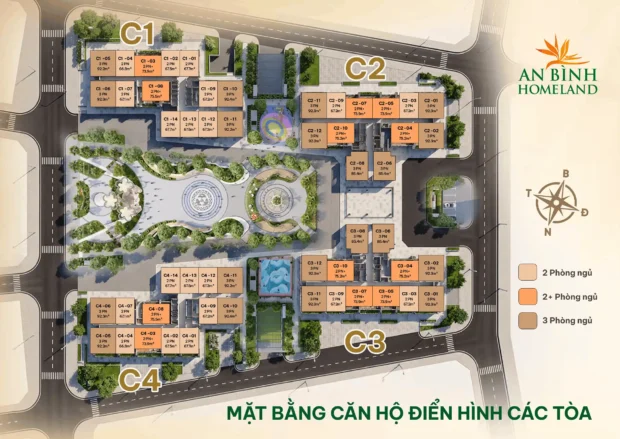 Mặt Bằng Tổng An Bình HomeLand
