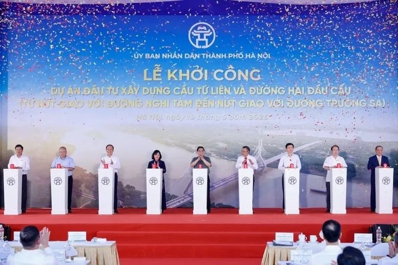 KhoiCong CauTuLien Khởi Công Cầu Tứ Liên