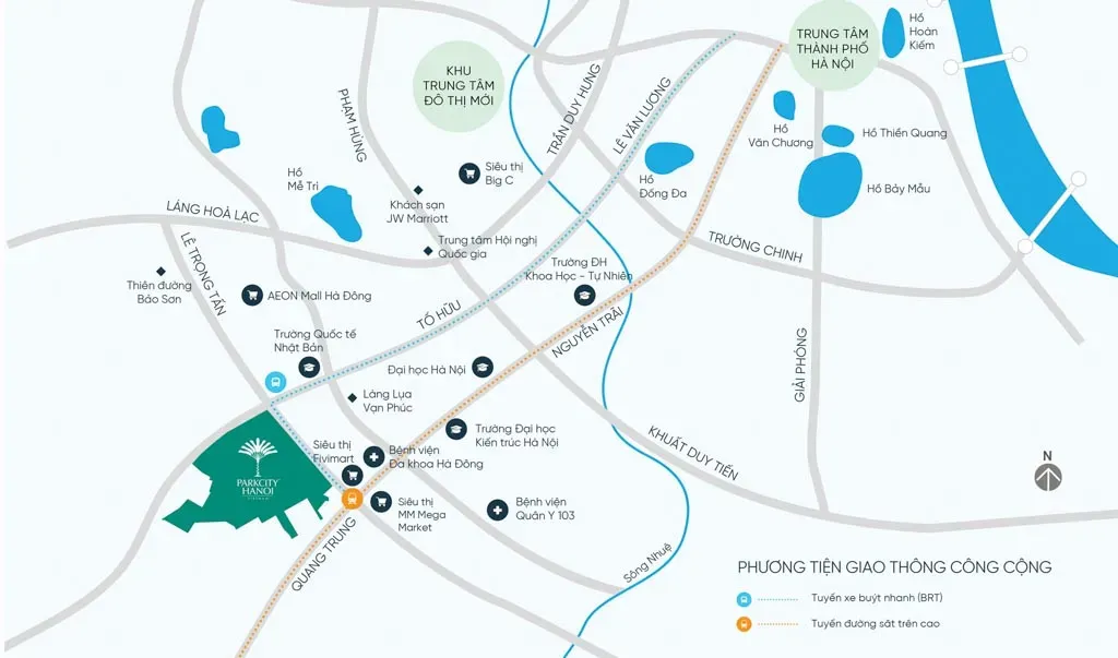 Vị trí chung cư Park Kiara