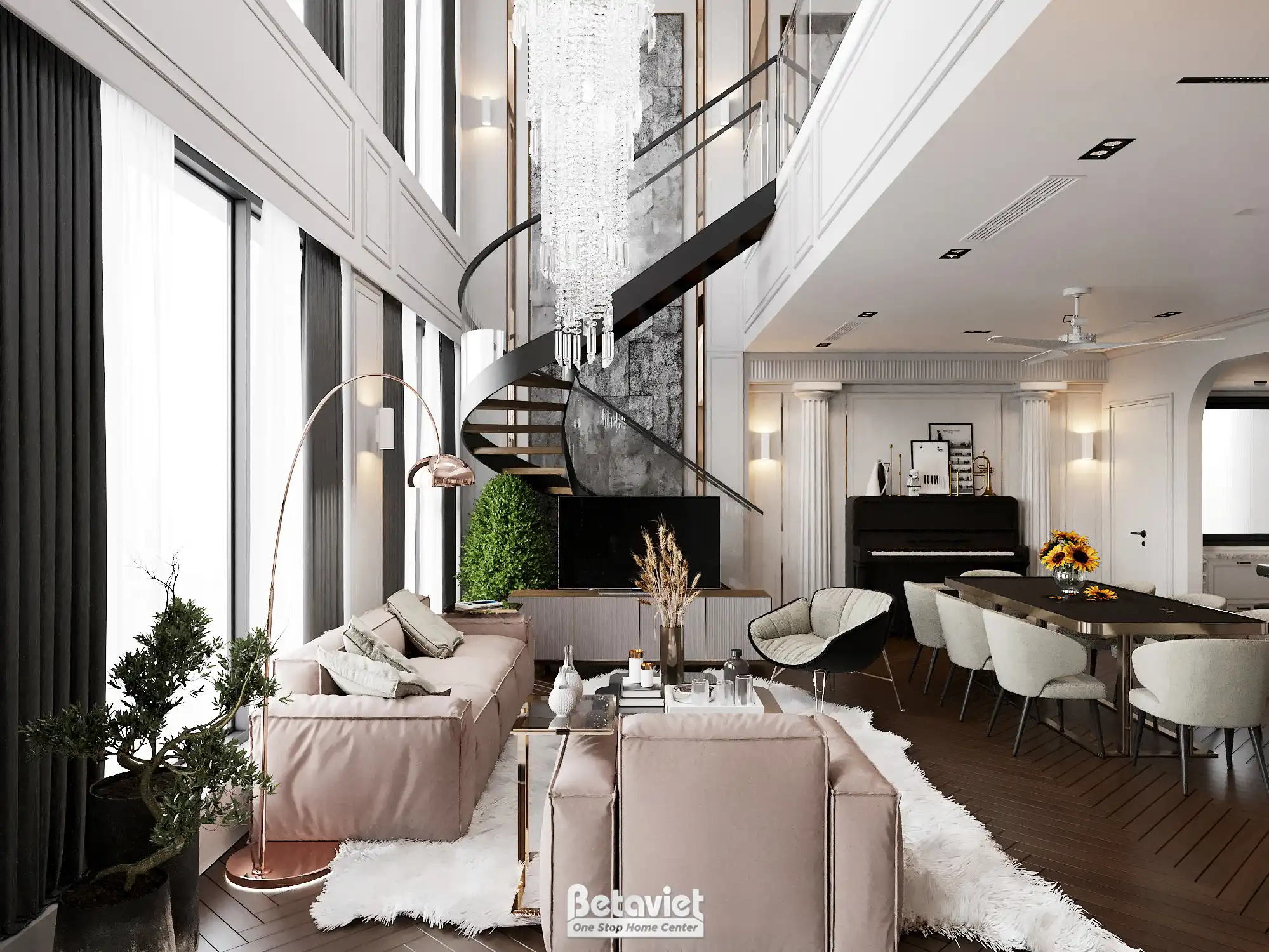 Thiết Kế Duplex Hiện Đại